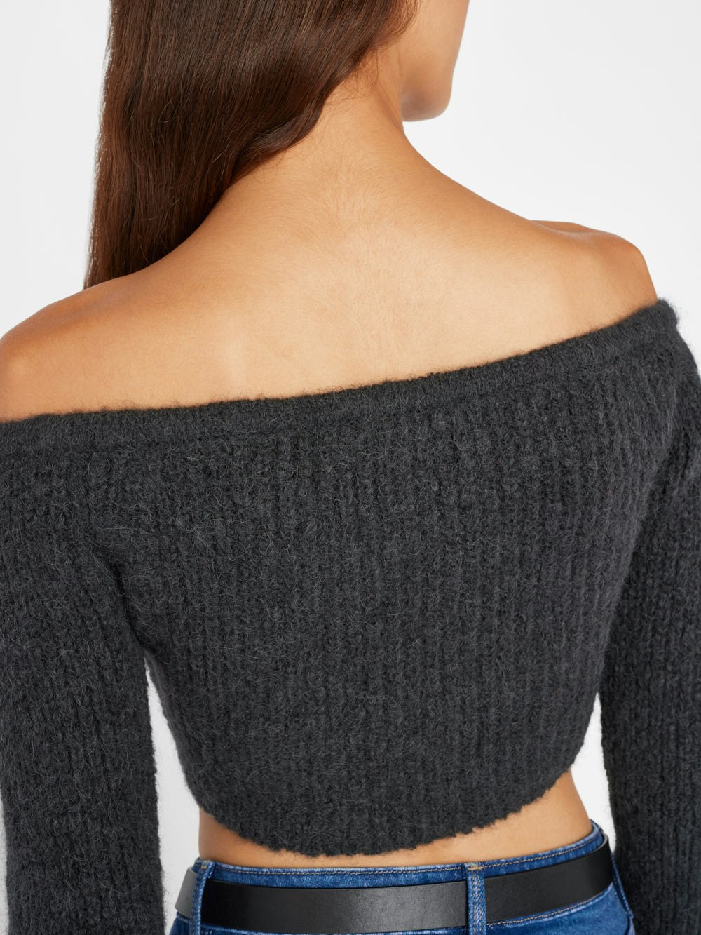 sweater back detail view